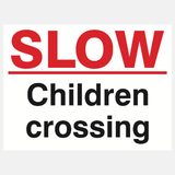 Slow Children Crossing Sign - 23287805247671