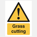 Grass Cutting Sign - 23287867572407