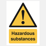 Hazardous Substances Sign - 23287875862711