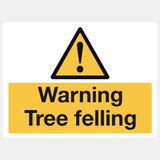 Warning Tree Felling Sign - 23287660413111