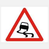 Slippery Road Sign - 23287685841079