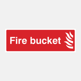 Fire Bucket Sign - 23286858973367