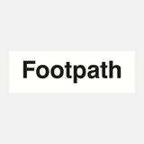Footpath Sign - 23286906060983
