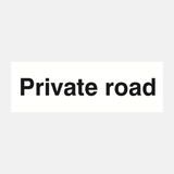 Private Road Sign - 23286952591543