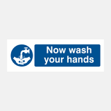 Now Wash Your Hands Sign - 23287198908599