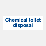 Chemical Toilet Disposal Sign - 23287201398967