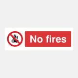 No Fires Sign - 23287133733047