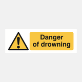 Danger of Drowning Sign - 23287063150775