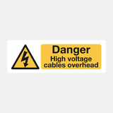 Danger high voltage cable sign - 23287080386743