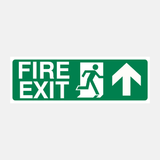 Fire Exit Straight Ahead Sign - 23288059625655