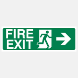 Fire Exit Right Sign - 23286844719287