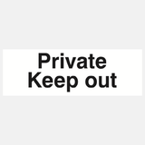 Private Keep Out Sign - 23286872703159