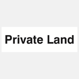 Private Land Sign - 23286884106423