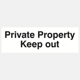 Private Property Keep Out Sign - 23286886793399