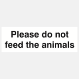 Please Do Not Feed The Animals Sign - 23286980083895