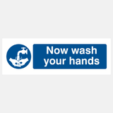 Now Wash Your Hands Sign - 23287198941367