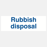 Rubbish Disposal Sign - 23287208083639