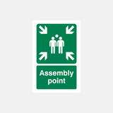 Assembly Point Sign - 23287374512311