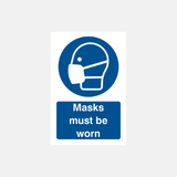 Masks Must Be Worn Sign - 23287708909751