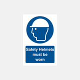 Safety Helmets Must Be Worn Sign - 23287730602167