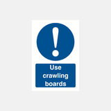 Use Crawling Boards Sign - 23287750492343