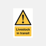 Livestock In Transit Sign - 23287585898679