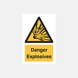 Danger Explosives Sign - 23287597695159