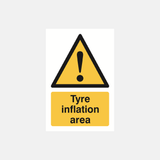 Tyre Inflation Sign - 23287635640503