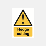 Hedge Cutting Sign - 23287864885431