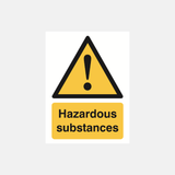 Hazardous Substances Sign - 23287875895479
