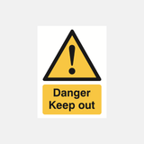 Danger Keep Out Sign - 23287893098679