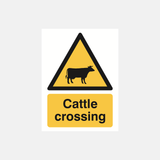 Cattle Crossing Sign - 23287897456823