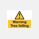 Warning Tree Felling Sign - 23287660445879