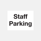 Staff Parking Sign - 31576260706487