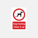 Dog Fouling Clean It Up Sign - 23287348461751