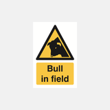 Bull In Field Sign - 23287482679479