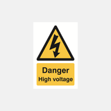 Danger High Voltage Sign - 23287507255479