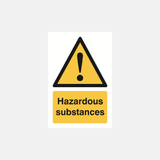 Hazardous Substances Sign - 23287525802167