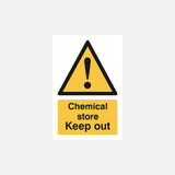Chemical Store Keep Out Sign - 23287529308343