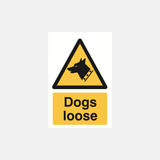 Dogs Loose Sign - 23287552213175