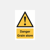Danger Grain Store Sign - 23287592026295