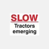 Slow Tractors Emerging Sign - 23287799873719