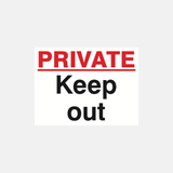 Private Keep Out Sign - 23287817240759
