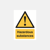 Hazardous Substances Sign - 23287875961015