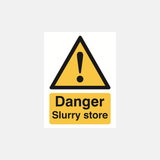 Danger slurry store sign - 23287912005815