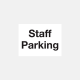 Staff Parking Sign - 31576260739255