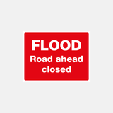 Flood Warning Flood Road Ahead Closed - 23488205553847